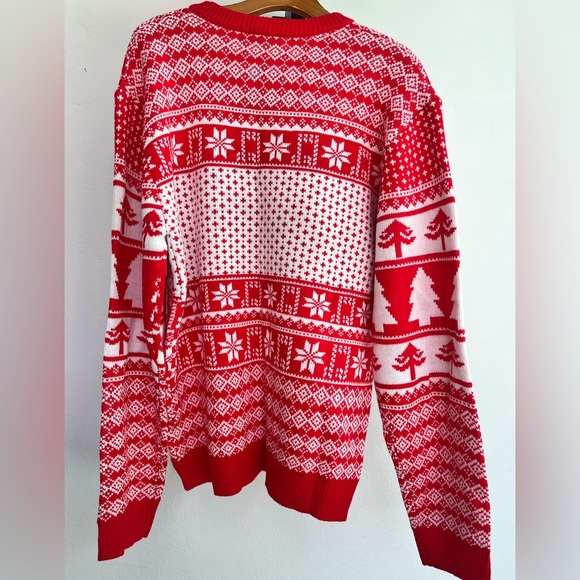 Nickelodeon Red and White Ugly Sweater - Picture 8 of 11